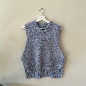 Handmade- chunky knit slipover